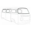 Joints de carrosserie Vw Bus 68-79