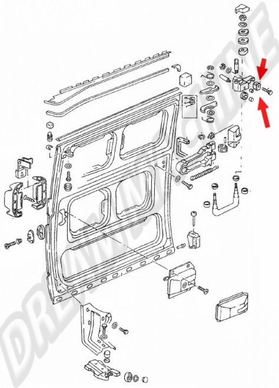 guide-en-nylon-porte-coulissante-VW-T25-T3