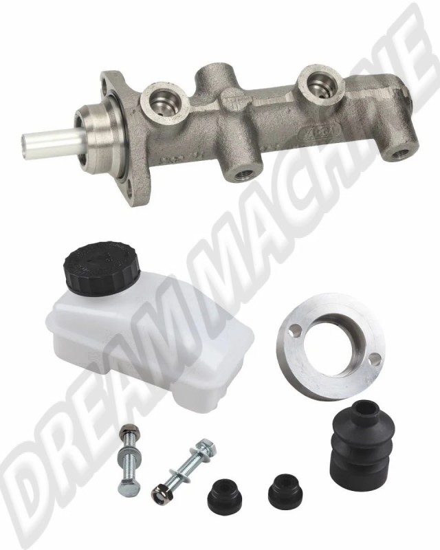 Kit de conversion double circuit pour VW T2 Split 1955-1967 avec maître-cylindre. Réf. 211698019.