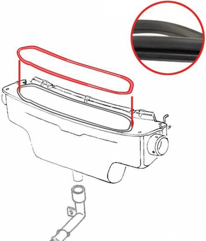 Joint-recuperateur-eau-113819519C-Fresh-Air-Box-VW