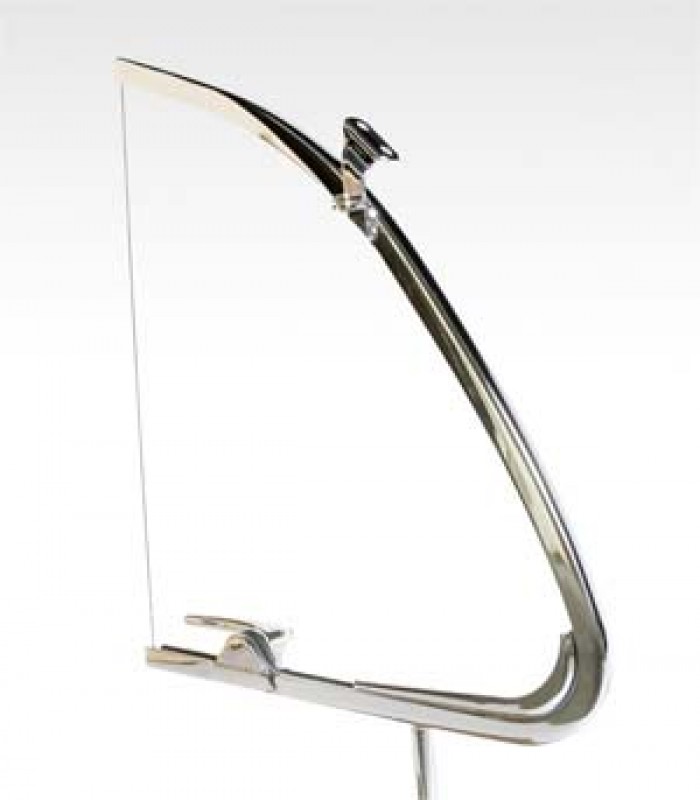 Déflecteur de Vitre Avant Droite Chromé pour Volkswagen Coccinelle 08/55-07/64 (Côté passager)