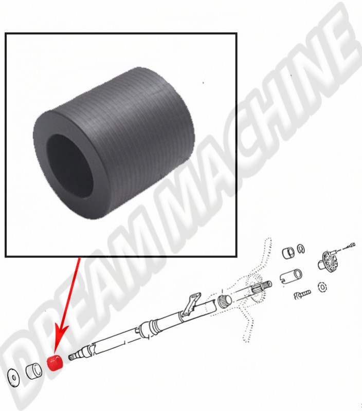 Bague de colonne de direction inférieure pour Coccinelle 1302 et 1303 -->74 - Référence 113415531