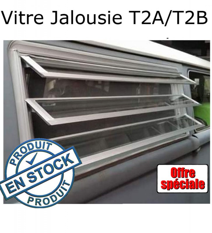 Vitre jalousie complète neuve Combi Westfalia 8/67-->7/79 côté droit 231845712 Sur www.dream-machine.fr