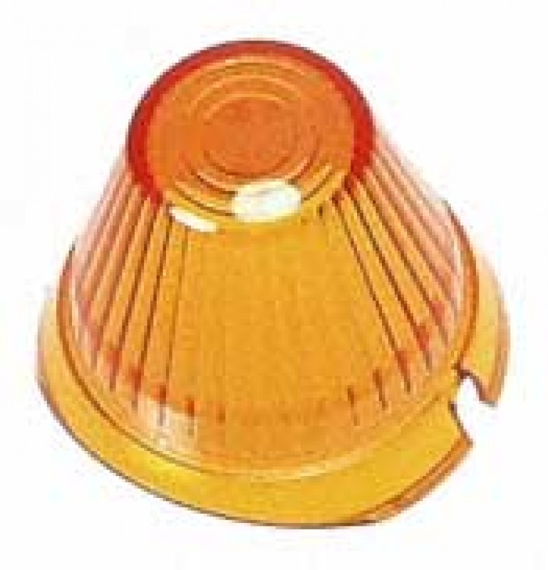 Vitre de Clignotant Orange Avant pour Volkswagen Combi, Karmann Ghia et Coccinelle USA jusqu'à 1963 - 111953161OR