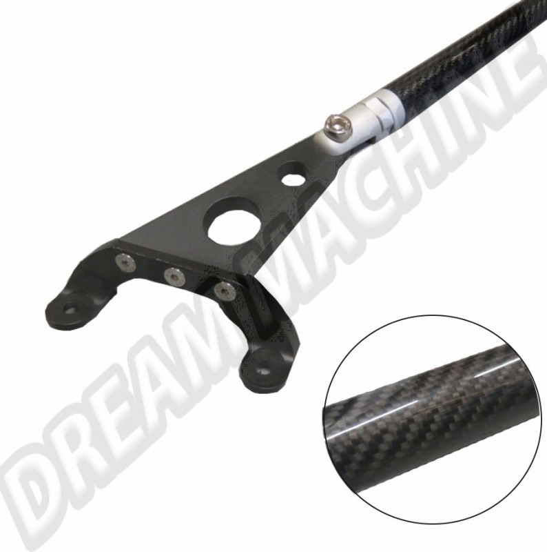 Barre anti-rapprochement avant en carbone pour Porsche 986 Boxster, référence EQ880100.