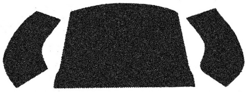 Moquette de coffre ar noir cabriolet 56-->70 00-3997-0 Sur www.dream-machine.fr