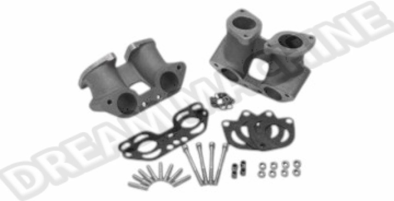 Pipes, Admission, CSP, Volkswagen, Porsche, Type 1, Type 4, Carburateur, Diamètres, 40mm, 44mm, 48mm, Fixations, 3 boulons, 4 boulons, 129711140, 129711440K3