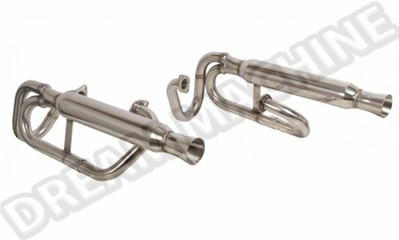 Échappement, Sport, Inox, Poli, Buggy, Trike, VW Type 1, 8120803100, 812.080.310.0, 1965, 1979