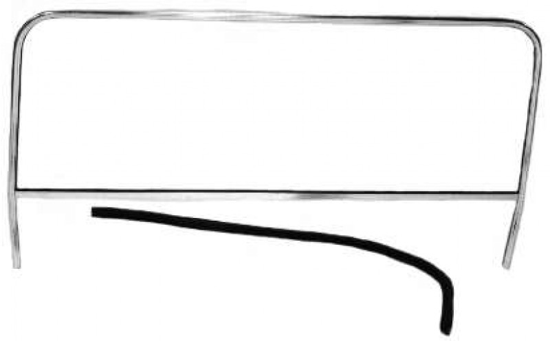 Pare brise Buggy complet avec cadre alu et joint hauteur 40.6cm AC845003 Sur www.dream-machine.fr