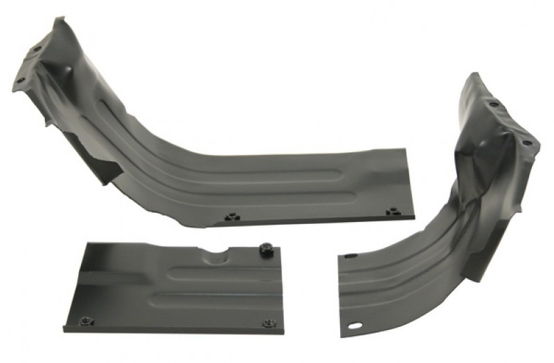 00-8948-0  Tôle sous moteur noire (3 pièces)  