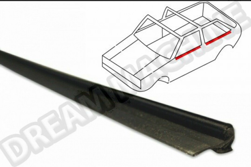 Joint Lèche-vitre Extérieur pour Golf 1 Cabriolet Avant ou Arrière. coté Gauche 155837473C  155 837 473C