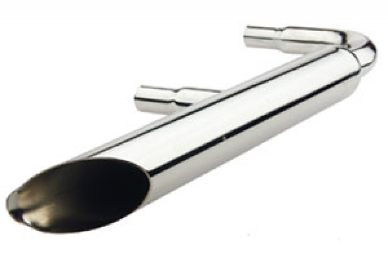 Sortie d'échappement "Zoom tube" inox pour Coccinelle AC251011 Sur www.dream-machine.fr