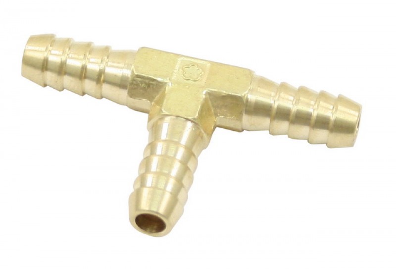 T de Raccordement Essence en Laiton 8 mm / 1/4 Pouces pour Systèmes de Carburant - 43-4402-0