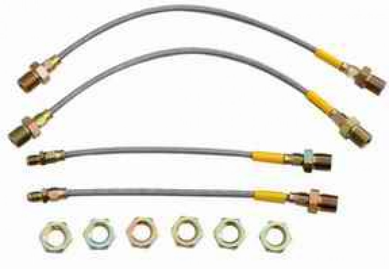 4 flexibles de frein renforcés T1 68--> 1200/1300 dm73196 Sur www.dream-machine.fr