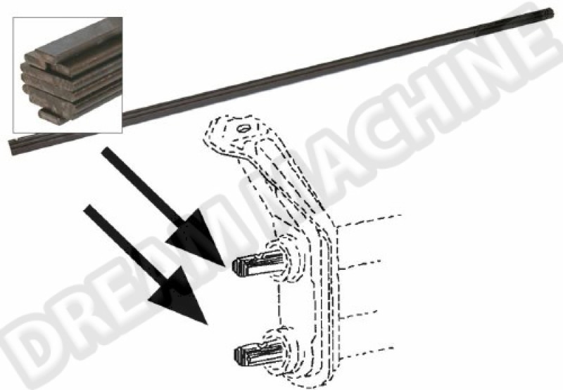 Kit de lames de torsion pour VW Coccinelle et Karmann-Ghia