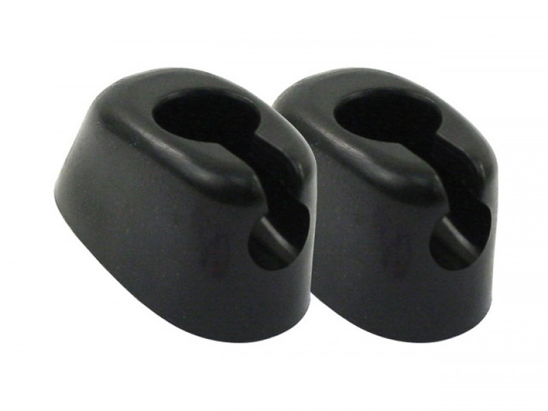 Clips de Pare-soleil Noirs pour Volkswagen Coccinelle, Karmann-Ghia, et Combi Bay Window - 08/1964 ->07/1979