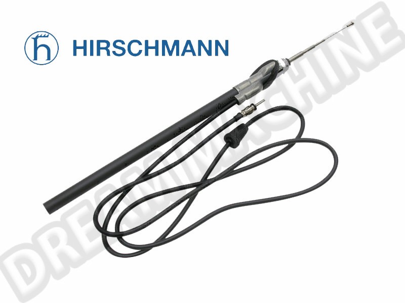 Antenne Radio Télescopique Chromée Hirschmann d'Origine pour Volkswagen tous modèles 113035507