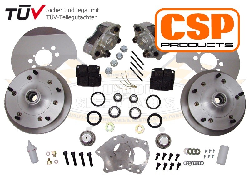 Freins, Disques, Avant, CSP, Volkswagen, Coccinelle, Karmann Ghia, 5x205, zero offset, fusées décalées, 4991655205, 4991655205ZO, 4991655205CB, 4991655205CZ