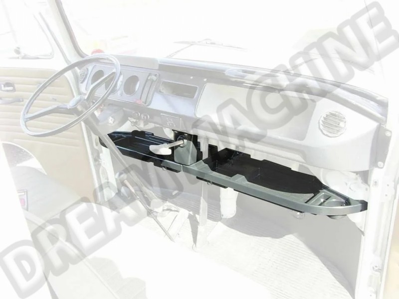 Tablette de rangement sous tableau de bord pour VW Combi Bay Window (1968-1979)  211857115/V 