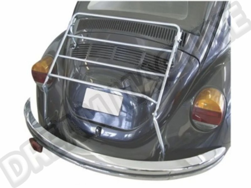 Porte-bagages, Volkswagen Coccinelle, Berline, Cabriolet, métal zingué poli, aspect chrome, montage simple, toutes années, esthétique, rapport qualité-prix.