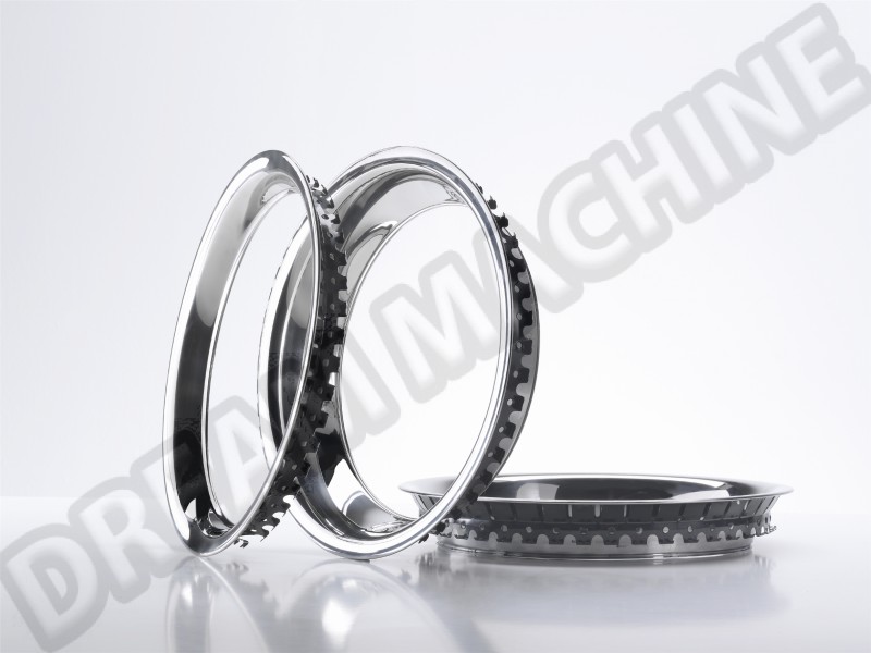 Cercles Enjoliveurs INOX Poli 14" pour Roues en Acier. Référence 211698500 / 211.698.500. Idéal pour véhicules de 1950 à 2023.