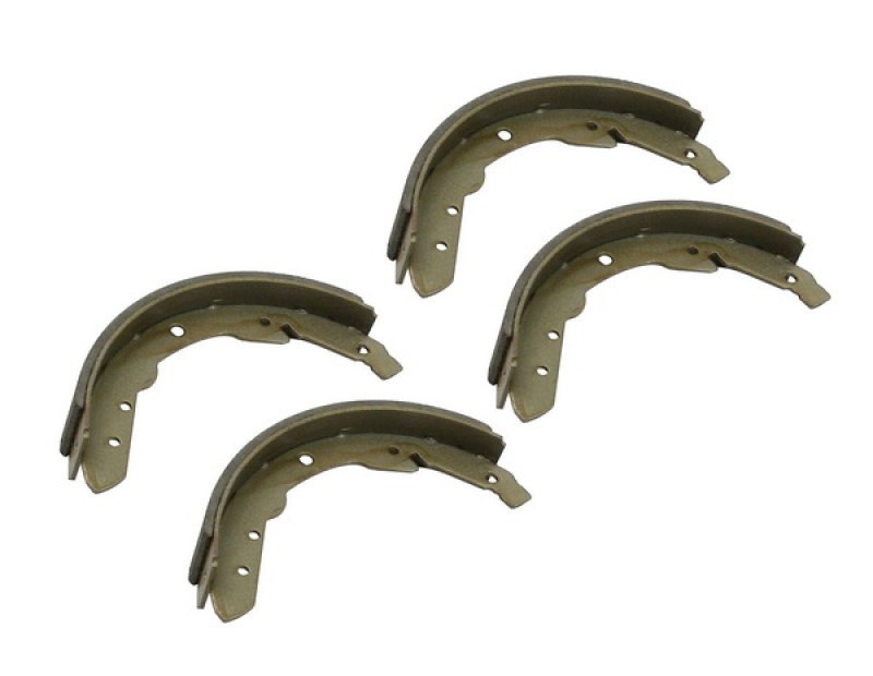Machoires arrières, 211609537B, 8/1971 à 12/1972, dimensions 252 x 56 mm, jeu de machoires, freinage, axe de frein, clip de levier, compatibilité véhicule, référence 211-609-537B.