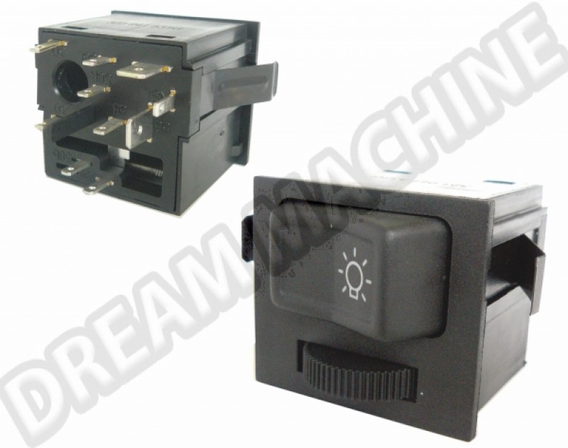 Interrupteur de Phares pour Volkswagen Golf 1 (1983-1993), Référence 323941531G