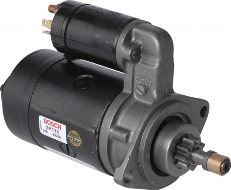 Démarreur 6 volts, 113911021B, VW Coccinelle, Karmann-Ghia, Combi, volant moteur 109 dents, reconditionné, bague de démarreur, relais de démarrage.