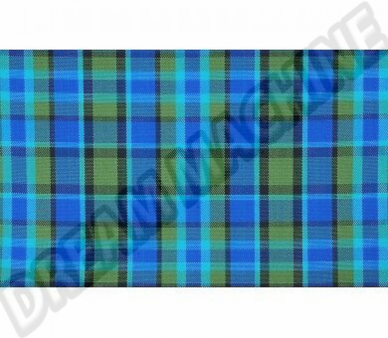 Tissu Siège Westfalia, Bleu/Vert, Mousse 3mm, 1.48m, 231000020