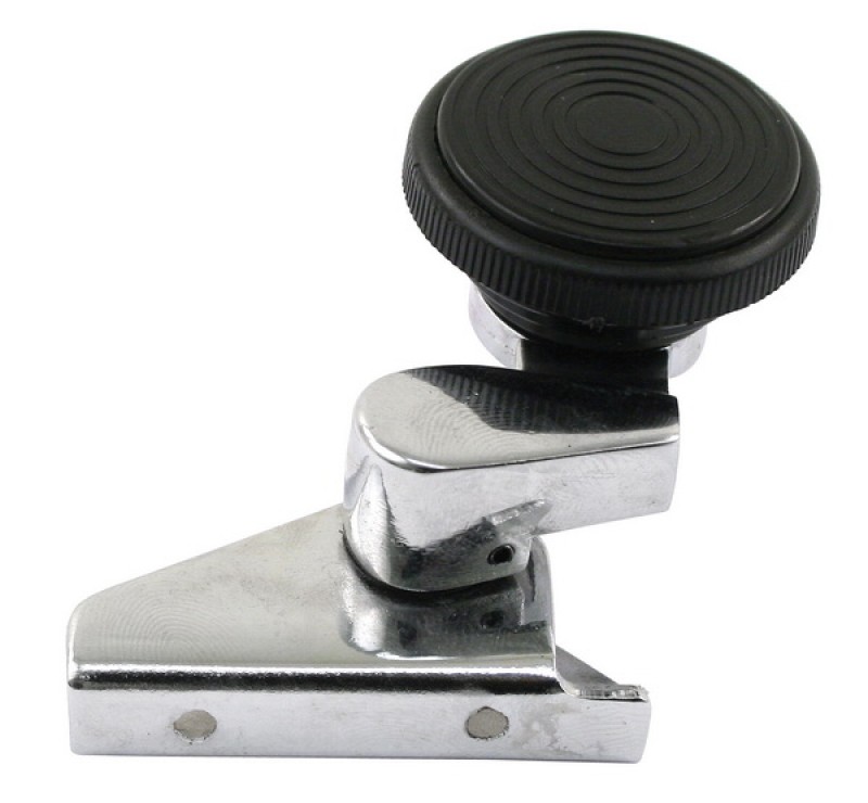 loquet de déflecteur, chrome, côté passager, 111837658A, VW Karmann Ghia, VW Transporter T2, VW Type 1, VW Type 3