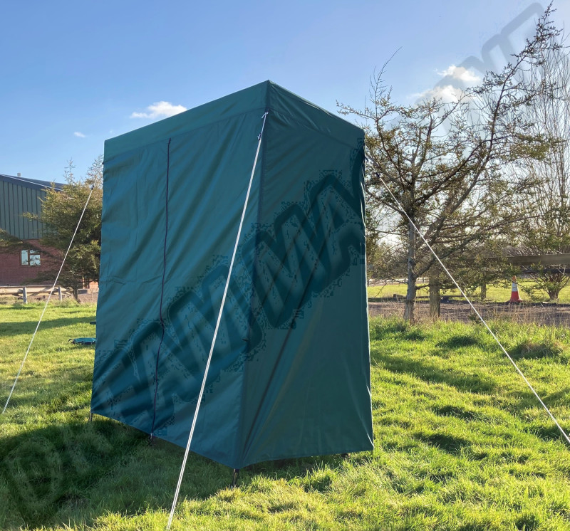 Tente de douche/toilette utilitaire double taille avec cadre en acier, DM9851