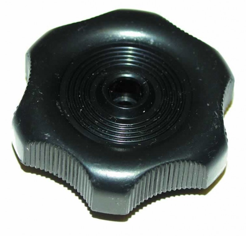 Bouton vitre, Westfalia Type 2, BS11147, noir, pièces détachées, 1968-1979