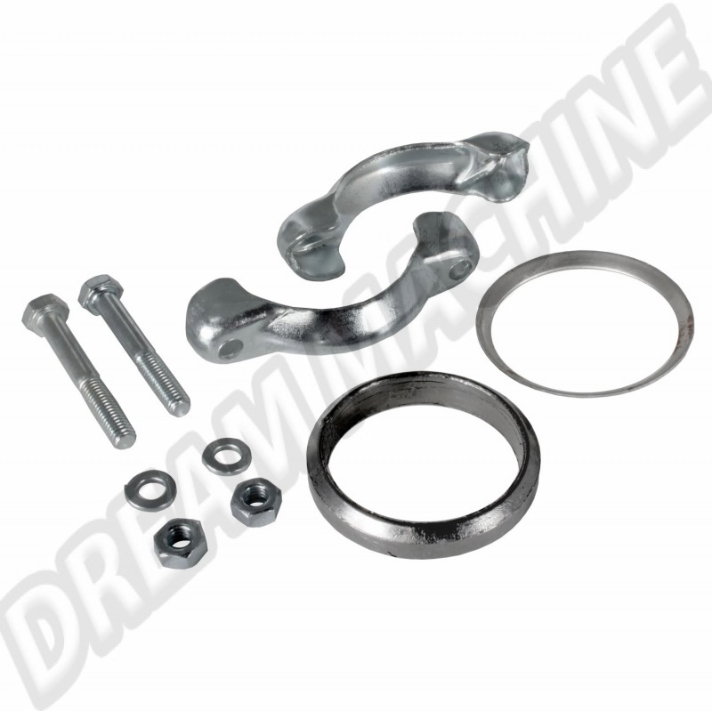 Collier de serrage 070298051A pour embout d'échappement ou silencieux. Compatible avec certains moteurs de type 1 et CZ. Références : 070298051A, 070 298 051 A.