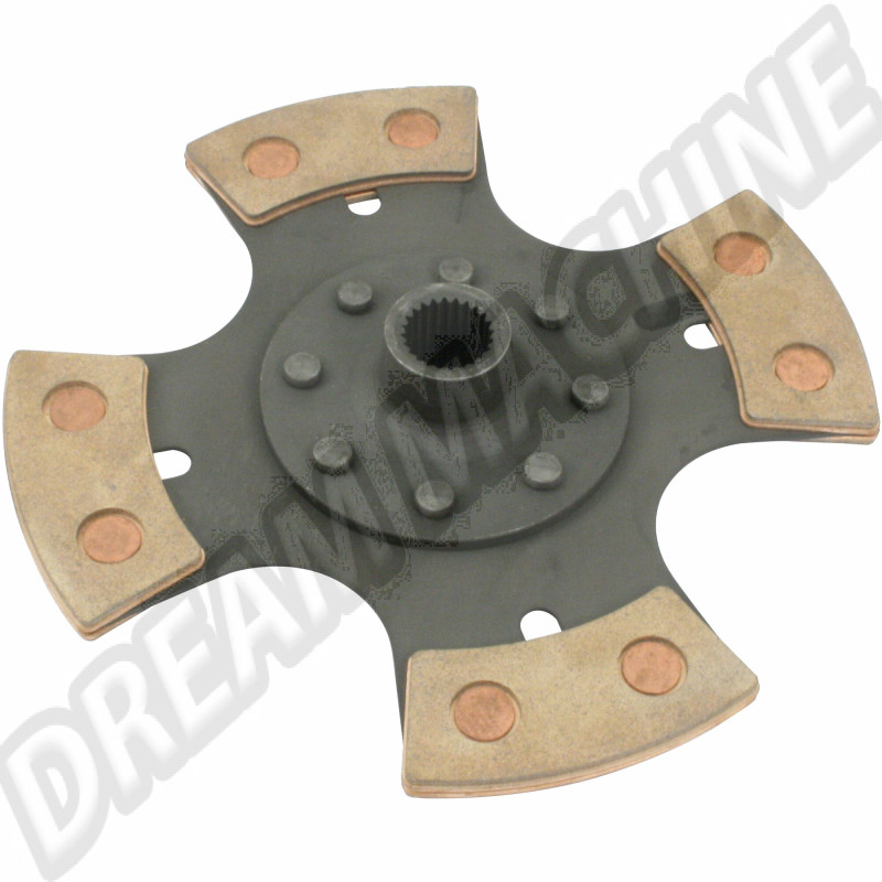 Disque d'embrayage rigide, 200mm, Volkswagen, Beetle, Bus, Karmann Ghia, Type 3, course, 4 patins, 00-4091-0