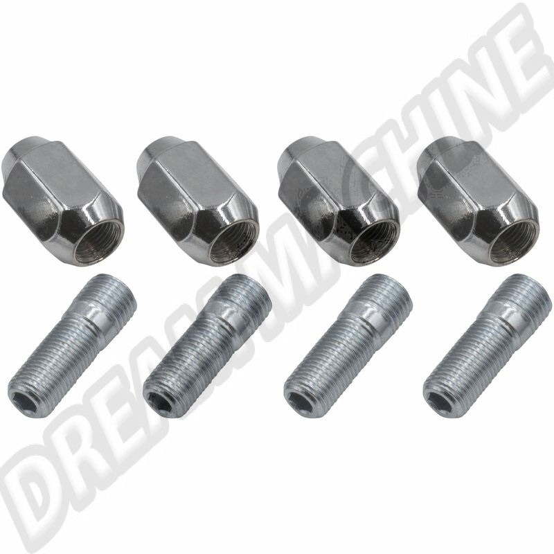 Kit de Goujons, Écrous à Appui Conique, 60 degrés, 14x1.5, 12.7x20, Jantes en Aluminium, 0095340, 00 953 40.