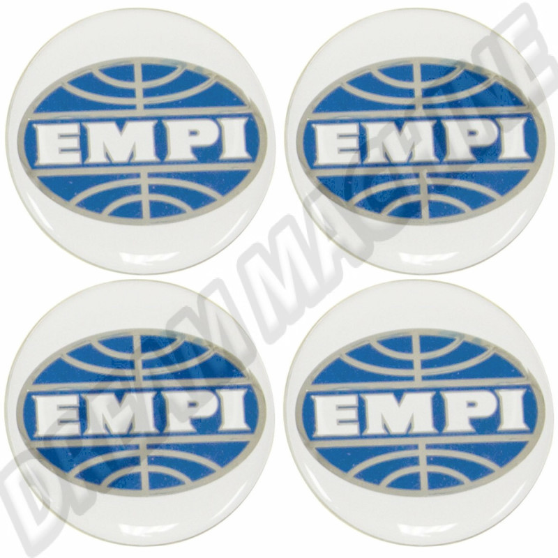 Autocollants-EMPI-37mm-Centre-Cabochon-Roue