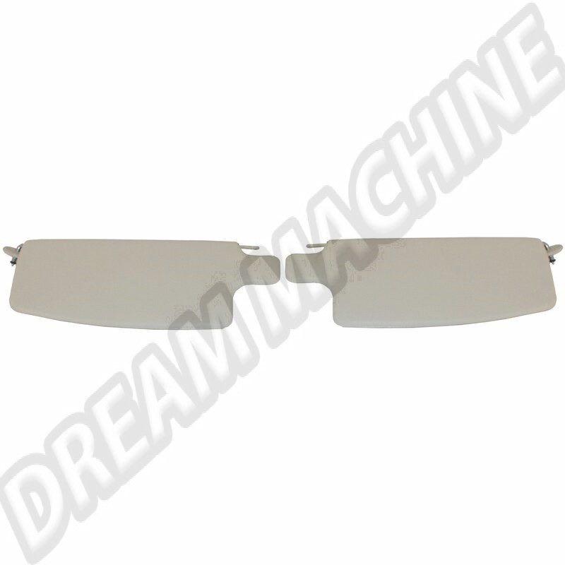 Pare-soleil, Vinyl Blanc Cassé, VW Coccinelle, Berline, Cabriolet, 08/67, 08/72, 0044230, 00 4423 0.