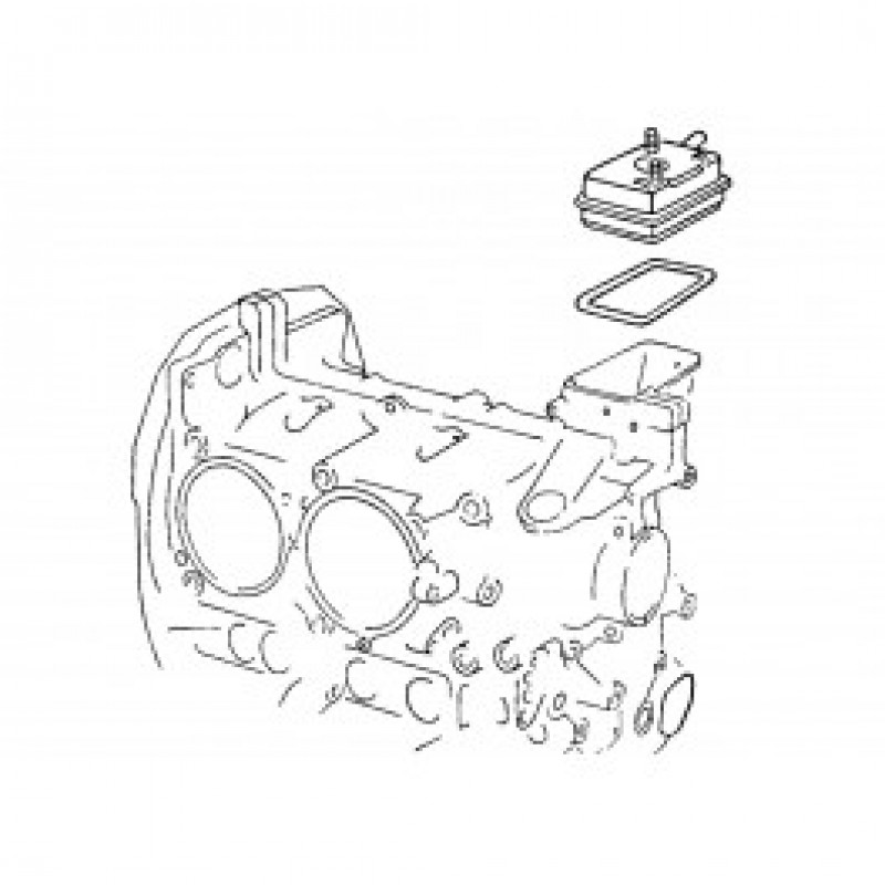 Joint d'embase, reniflard sur carter, liège, moteur, Volkswagen, Porsche, T4, 1,7L, 1,8L, 2L, VW Transporter T2, VW Type 4, Porsche 914/4, étanchéité