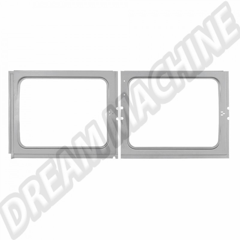 Cadre de 2 fenêtres latérales, tôle extérieure droite pour VOLKSWAGEN Combi Split (1950-07/1967). Référence : 244809176A, 244-809-176-A.