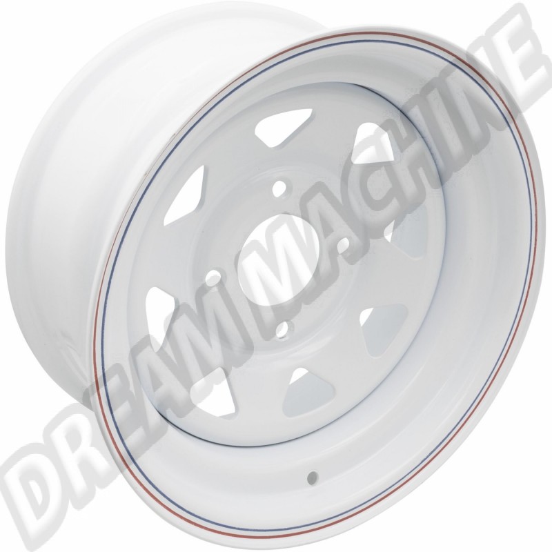 Jante acier blanc, 7x15, 4x130, ET -10, VW classique, 10-1004-0