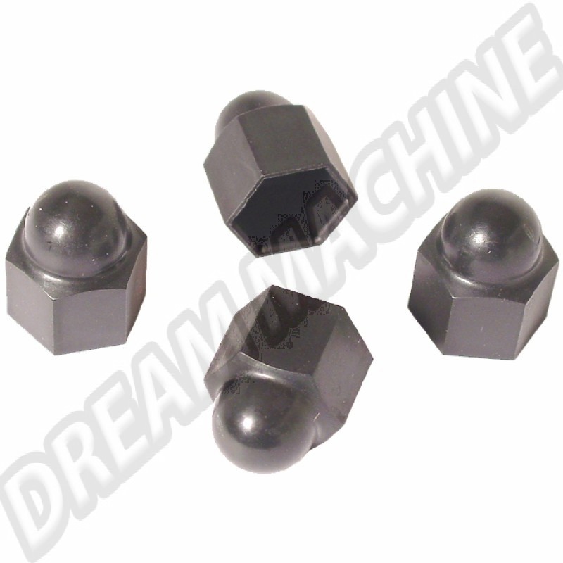 Caches Boulons, Vis de Roue, 19mm, Plastique Noir, Qualité Origine, 111601173, 111 601 173