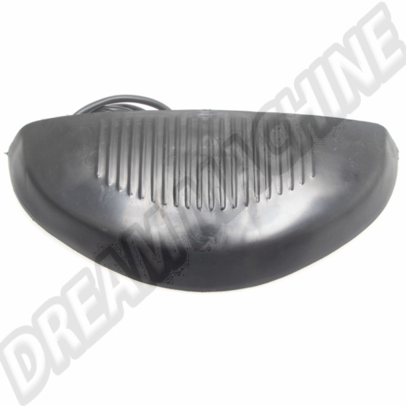 Feu d'éclairage de plaque d'immatriculation en plastique noir pour Volkswagen Coccinelle 66-86 - Set complet