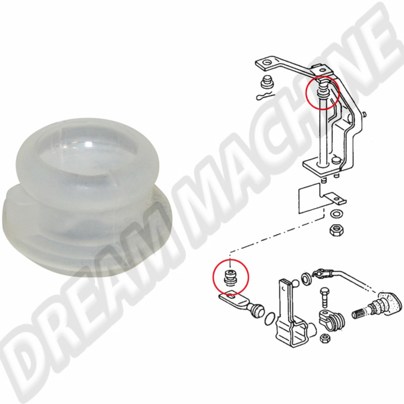 bague-guidage-plastique-arbre-tringlerie-VW-Golf-Jetta-171711067B