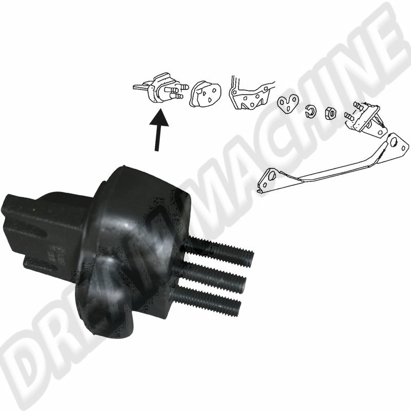 Silentblocs, Support Avant de Nez, Volkswagen, Coccinelle, Karmann, boîte de vitesses, Confort Optimal, 113301265E, 113 301 265 E