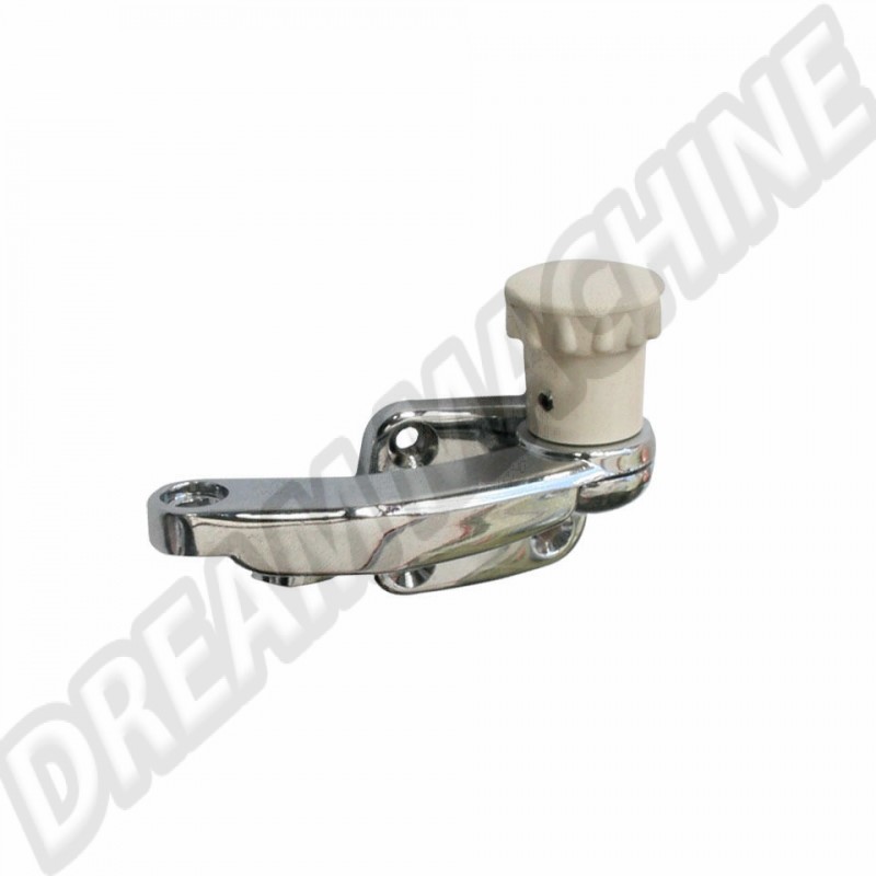 Mécanisme d'Ouverture/Fermeture de vitre pop-out Droite (côté passager) avec Bouton Ivoire pour Volkswagen Berline 52-64, Fixation 4 vis