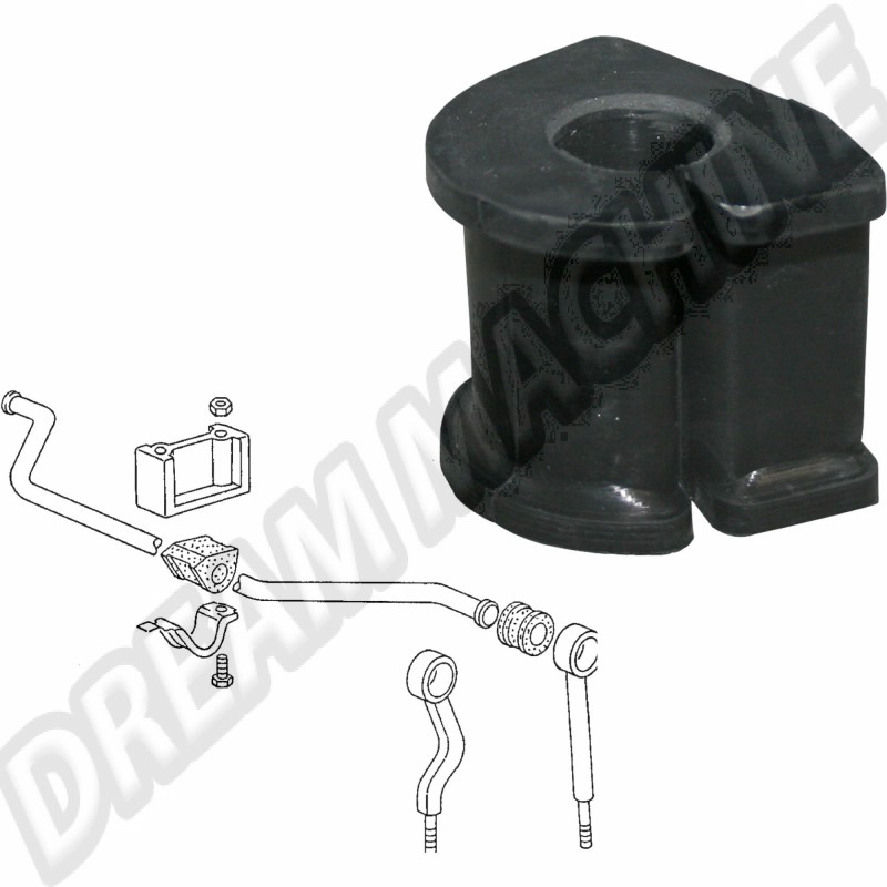 Silentbloc 19mm Barre Stabilisatrice VW Transporter T3 Renforcé