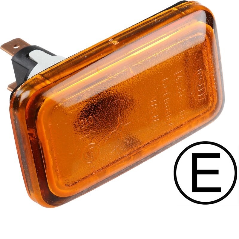 Répétiteur latéral, Hella, 161949117H, 161 949 117 H, E-mark, clignotant, universel, véhicule, sécurité