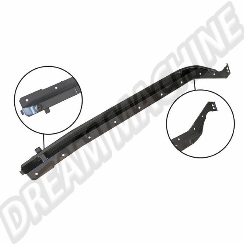 Renfort de longeron gauche pour cabriolet coccinelle 1302/1303, 1950-1979 - référence : 151801131D