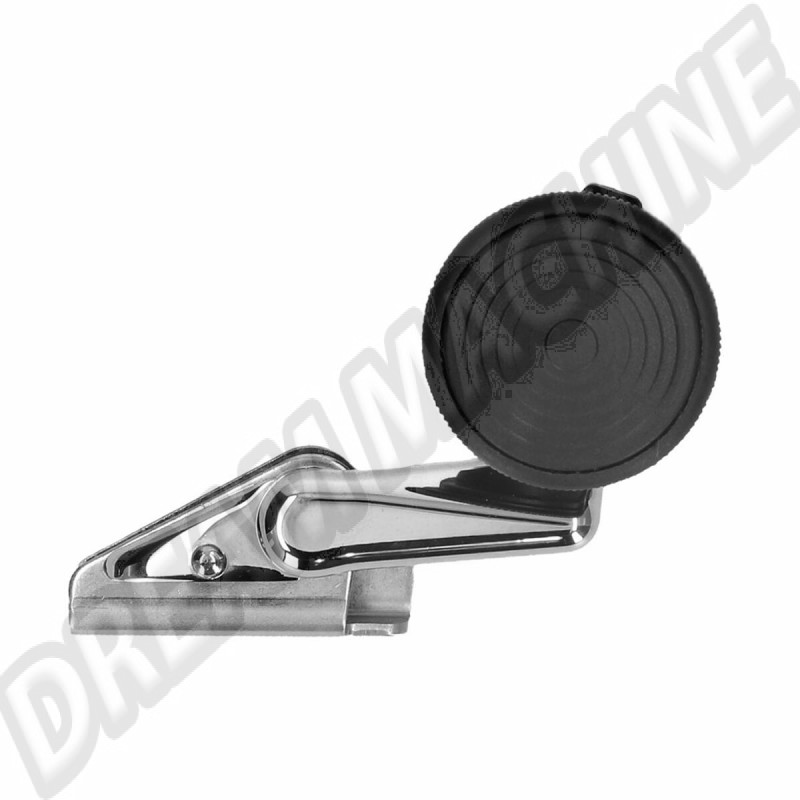 Loquet/ verrou de déflecteur côté passager chrome et noir cox cabriolet a partir de 08/67