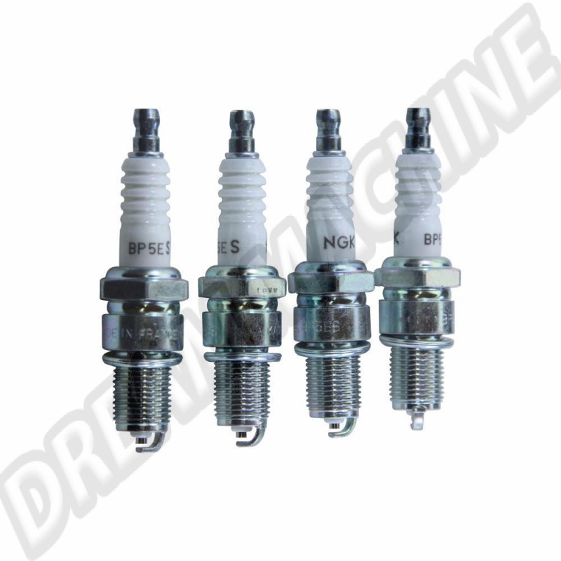 Bougie NGK BP5ES pour moteur VW Type 1 et Type 4 avec culasses à culots longs